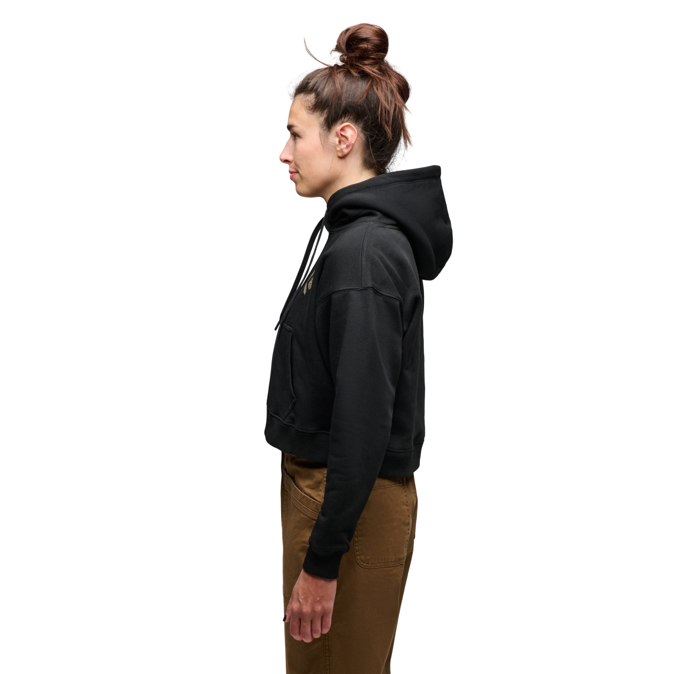 Women's Pine Diamond Pullover Cropped Hoody - Image 10