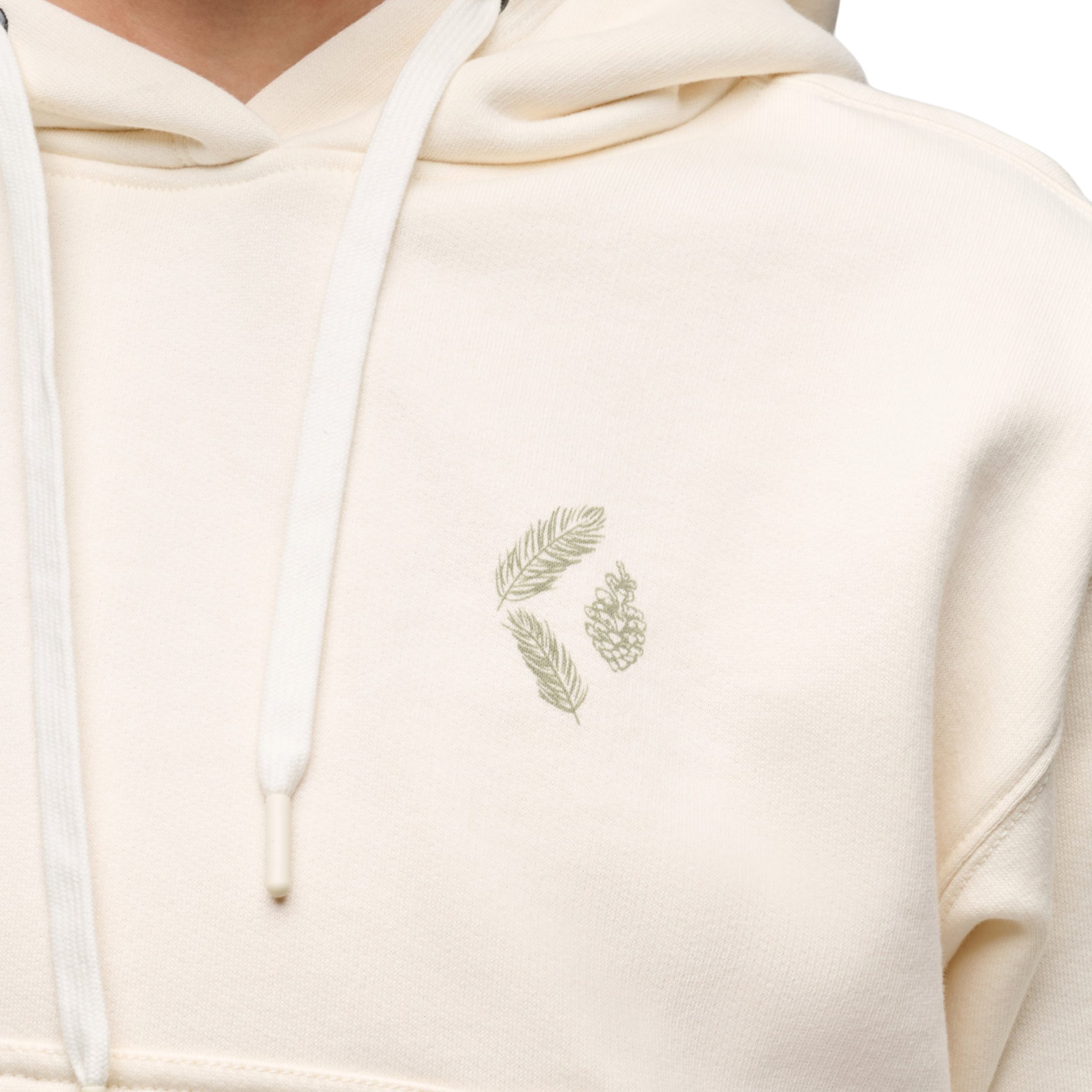 Women's Pine Diamond Pullover Cropped Hoody - Image 4