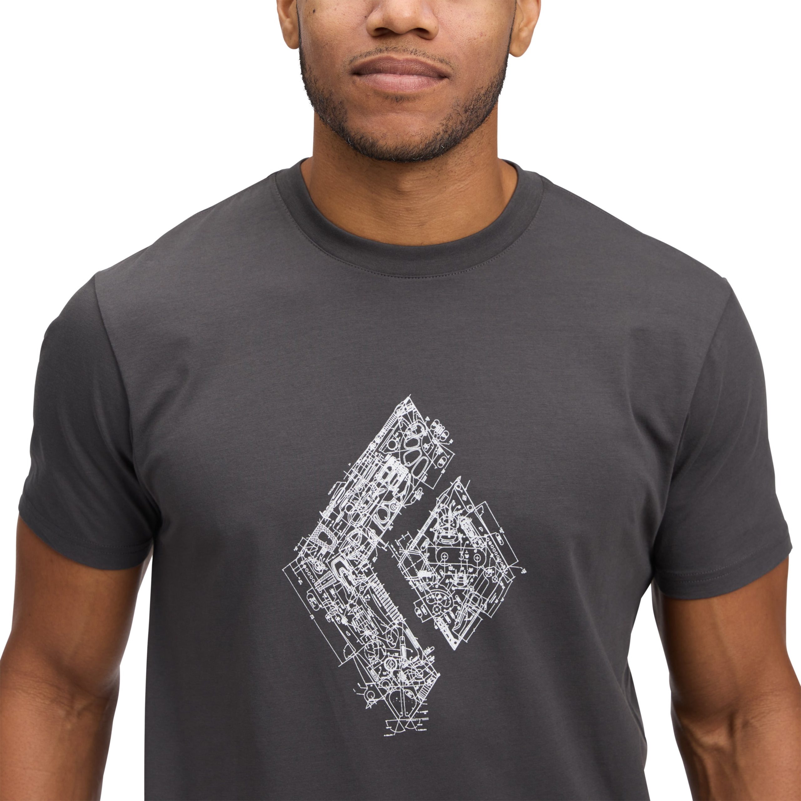 Men's Engineered Diamond Short Sleeve Tee - Image 5